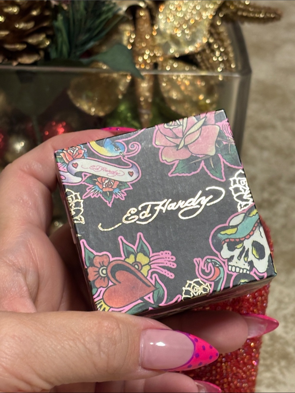 Ed Hardy NWT Ring Watch With Crystals - Picture 7 of 7